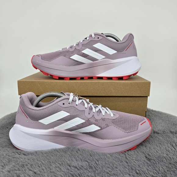 New adidas Terrex Agravic 3 'Preloved Fig' Women's Trail Running Shoes Size 6 - Picture 4 of 8